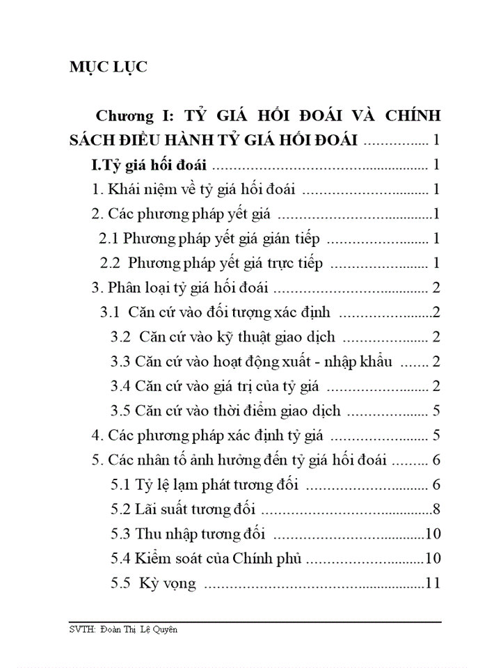 Chính sách điều hành tỷ giá hối đoái ở Việt Nam trong giai đoạn hội nhập kinh tế quốc tế