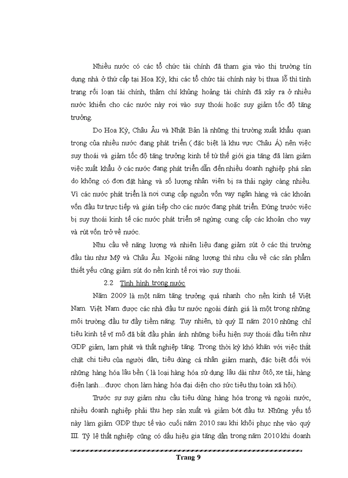 image for page Đánh giá tác động của suy thoái kinh tế hậu khủng hoảng – một số đề xuất về mặt chính sách đối với Việt Nam