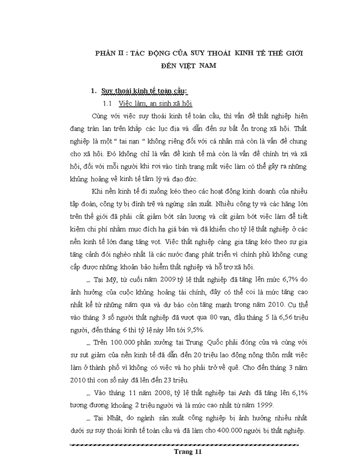 image for page Đánh giá tác động của suy thoái kinh tế hậu khủng hoảng – một số đề xuất về mặt chính sách đối với Việt Nam