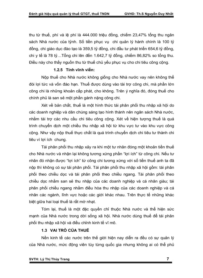 image for page Đánh giá hiệu quả quản lý thuế