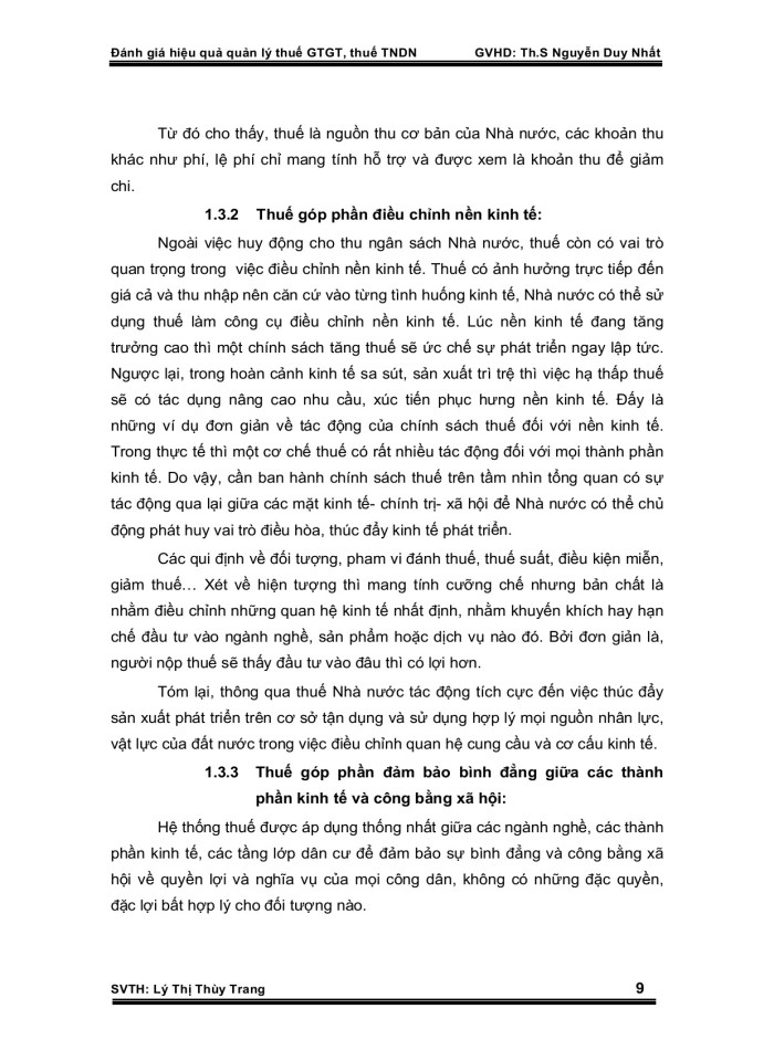 image for page Đánh giá hiệu quả quản lý thuế