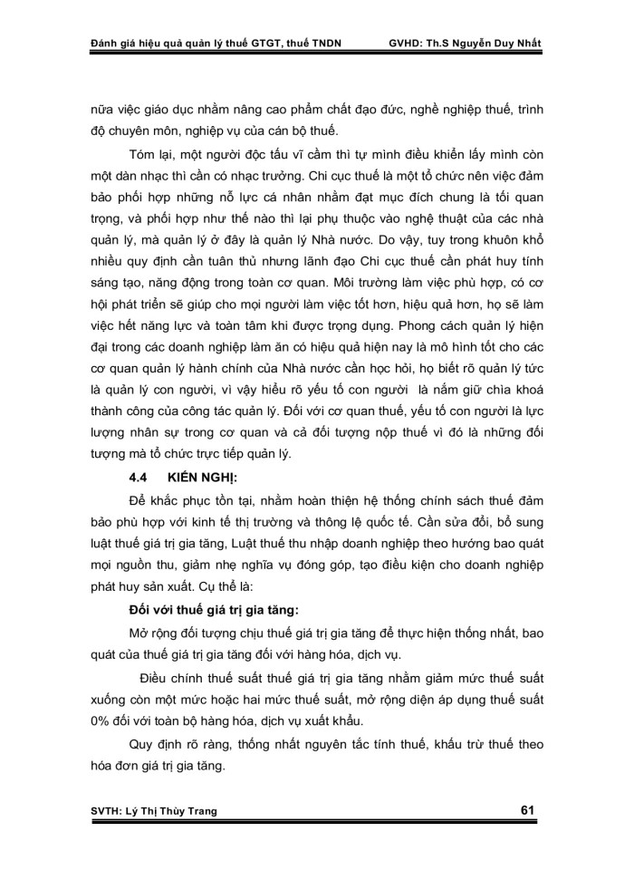 image for page Đánh giá hiệu quả quản lý thuế