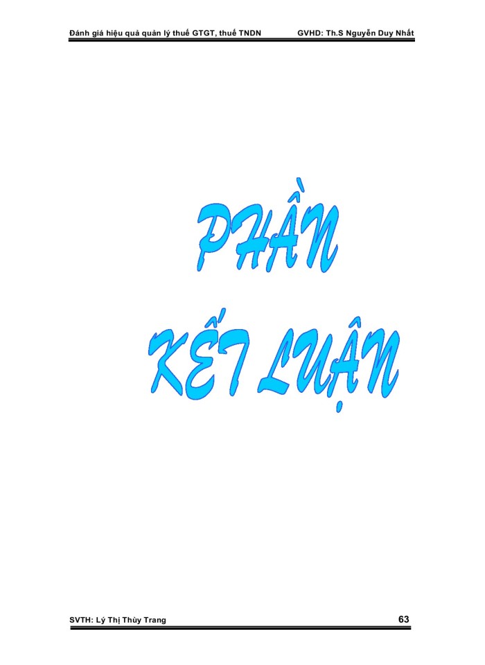 image for page Đánh giá hiệu quả quản lý thuế