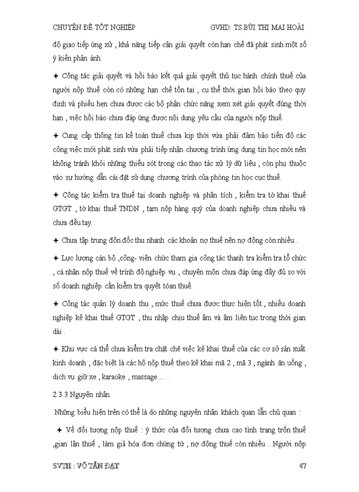 image for page Quản lý thu thuế và thuế gtgt