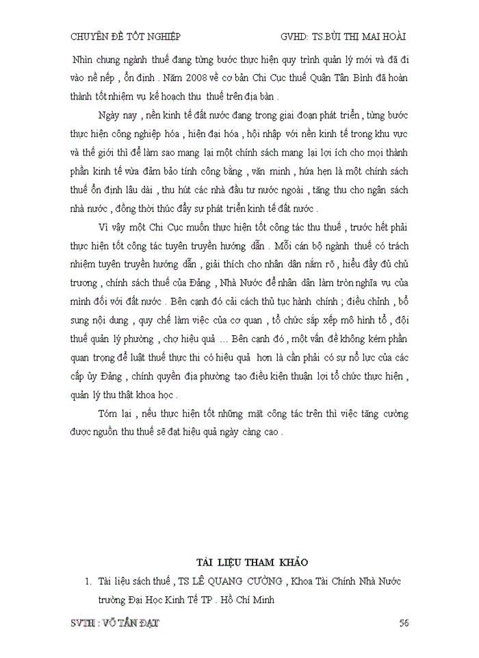 image for page Quản lý thu thuế và thuế gtgt