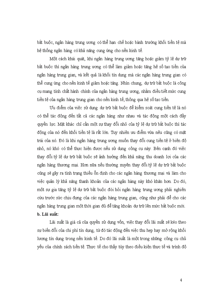 Chính sách tiền tệ