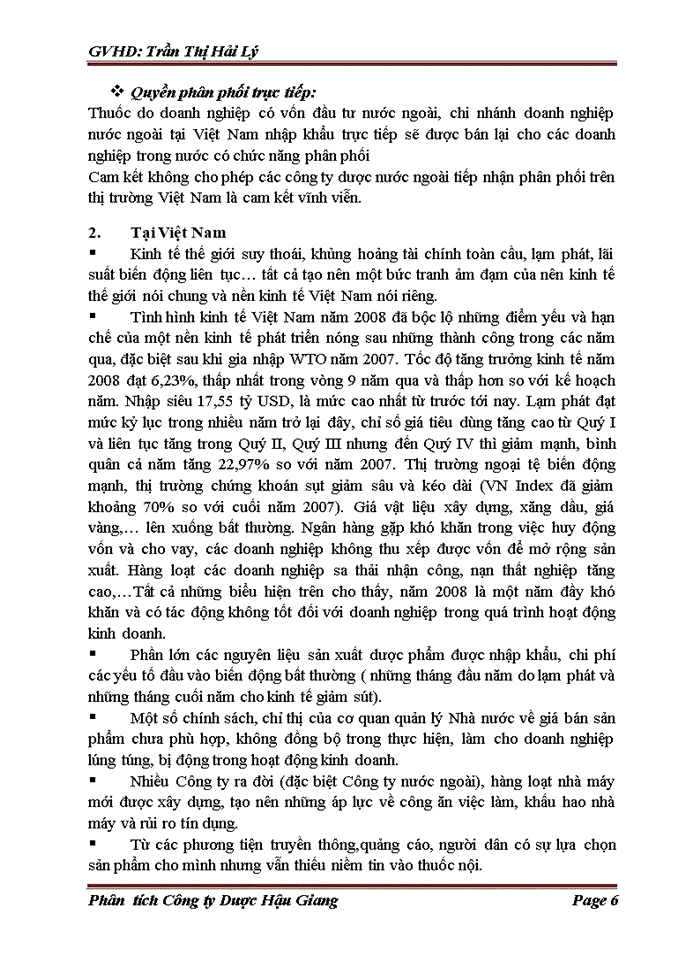 image for page Phân tích  Công ty cổ phần Dược Hậu Giang