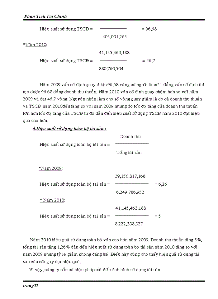 image for page Phân tích tài chính công ty TNHH Thủy sản Thái Nguyên