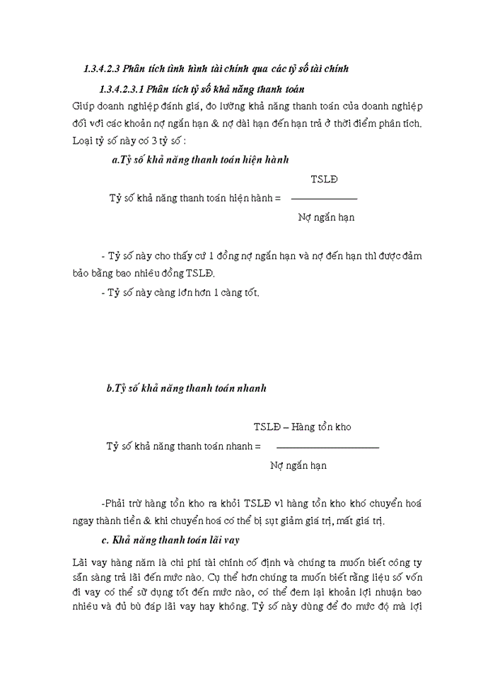 image for page Phân tích tình hình tài chính tại công ty CP KD máy TBCN Thiết Lập