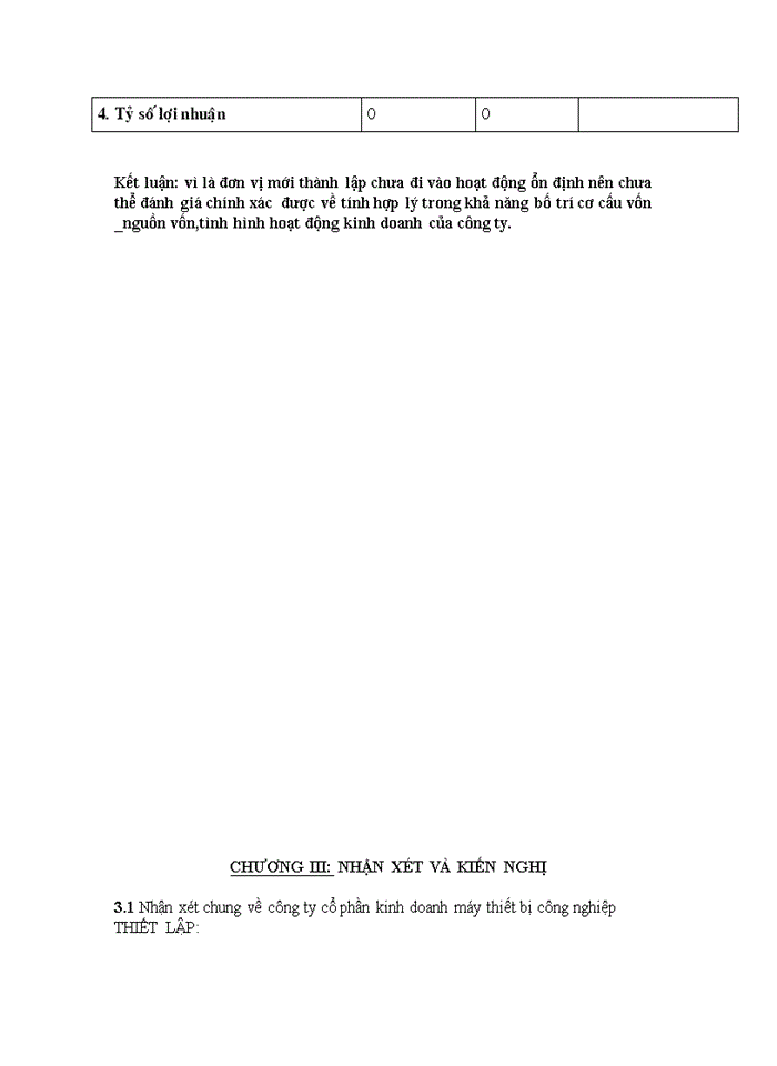 image for page Phân tích tình hình tài chính tại công ty CP KD máy TBCN Thiết Lập