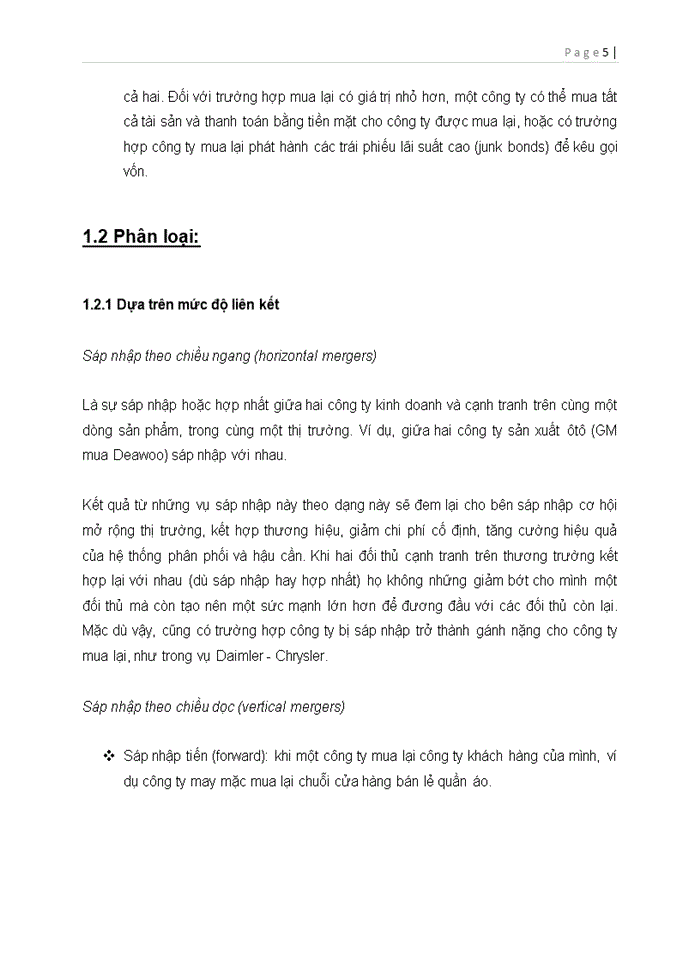 image for page Hoạt động mua lại và sáp nhập M&A