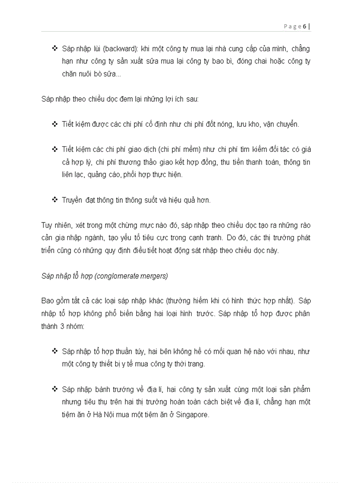 image for page Hoạt động mua lại và sáp nhập M&A