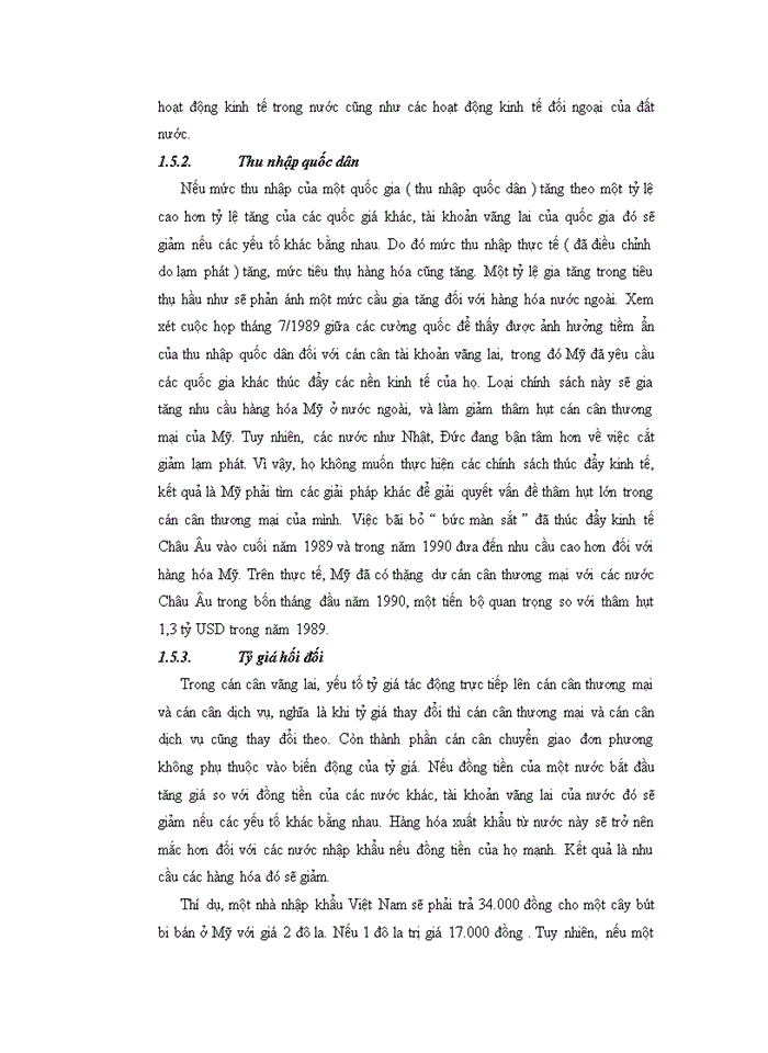 image for page Xu hướng cán cân vãng lai việt nam hậu khủng hoảng tài chính toàn cầu