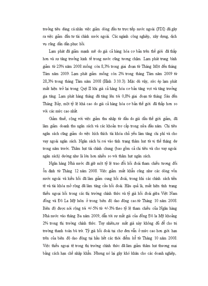 image for page Xu hướng cán cân vãng lai việt nam hậu khủng hoảng tài chính toàn cầu