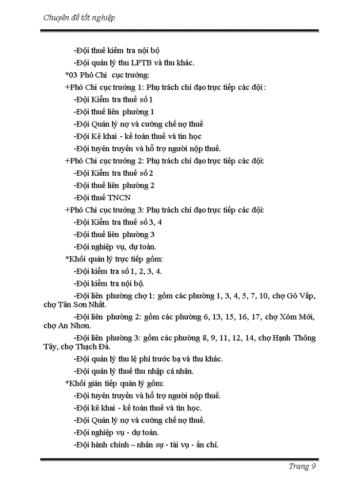 image for page Công tác cưỡng chế nợ thuế tại chi cục thuế quận gò vấp.