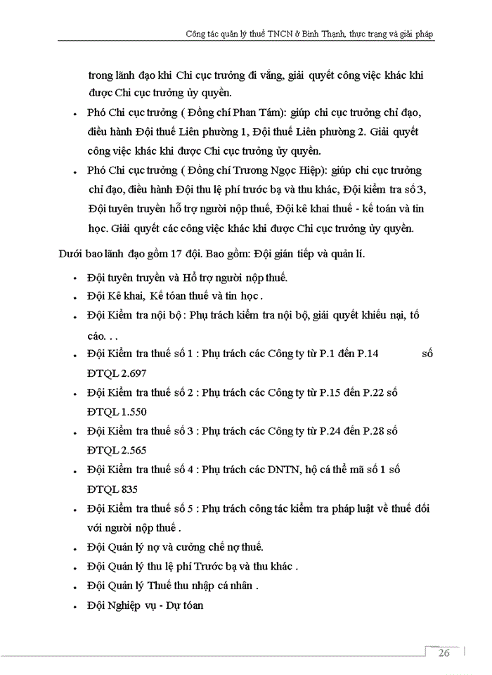 image for page Công tác quản lý thuế TNCN ở Bình Thạnh, thực trạng và giải pháp