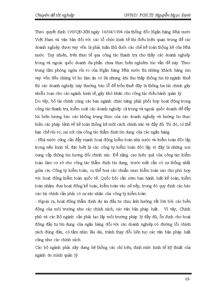 image for page Giải pháp nâng cao chất lượng thẩm định trong hoạt động cho vay trung và dài hạn tại ngân hàng phương đông  chi nhánh chợ lớn.