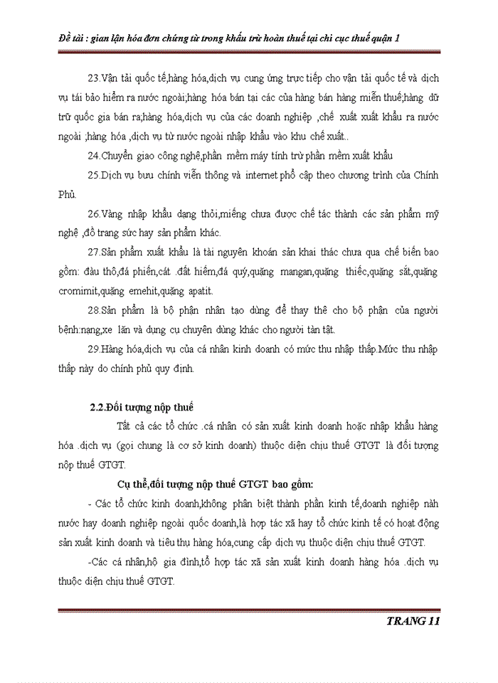 image for page Gian lận hóa đơn chứng từ trong khấu trừ hoàn thuế tại chi cục thuế quận 1