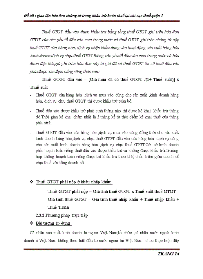 image for page Gian lận hóa đơn chứng từ trong khấu trừ hoàn thuế tại chi cục thuế quận 1