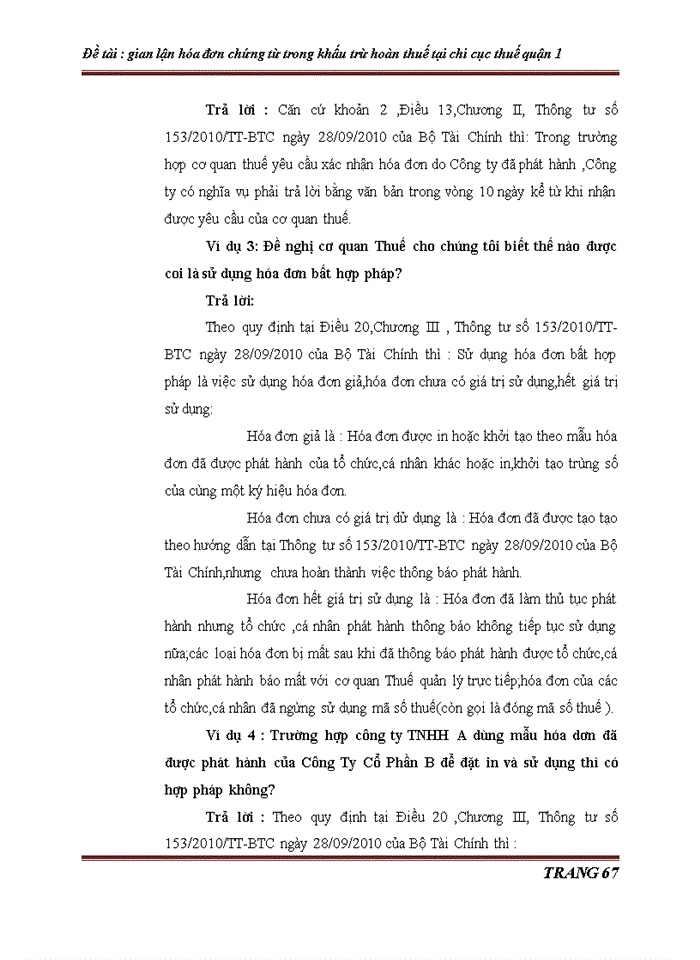 image for page Gian lận hóa đơn chứng từ trong khấu trừ hoàn thuế tại chi cục thuế quận 1