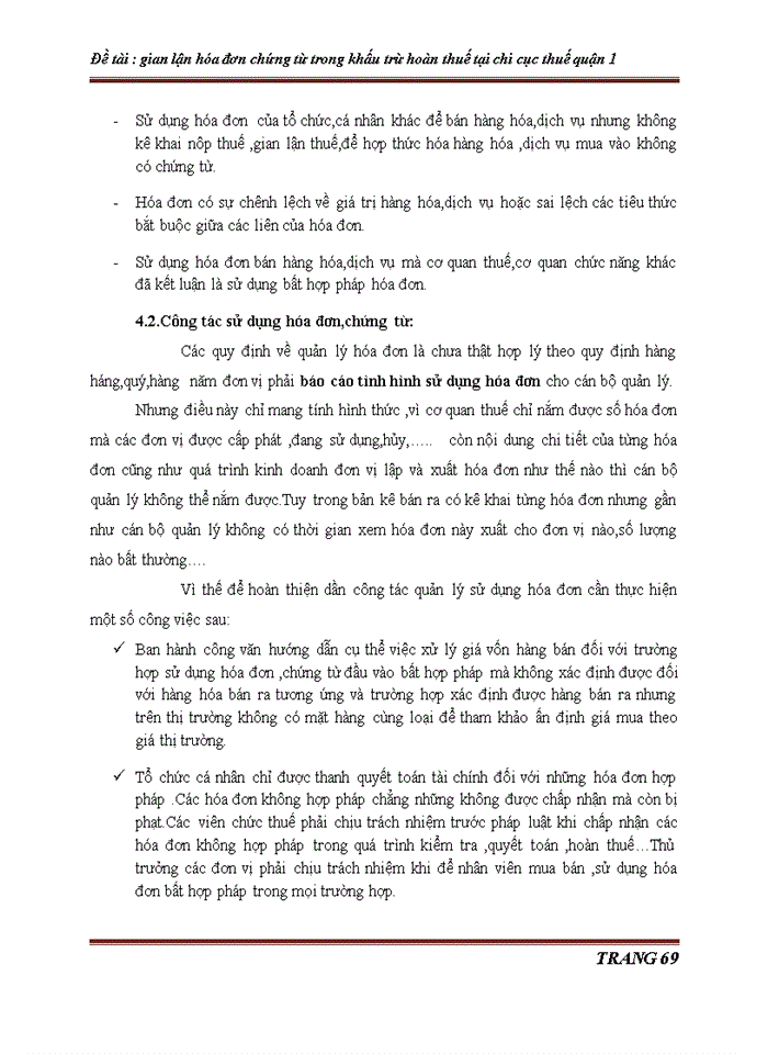 image for page Gian lận hóa đơn chứng từ trong khấu trừ hoàn thuế tại chi cục thuế quận 1