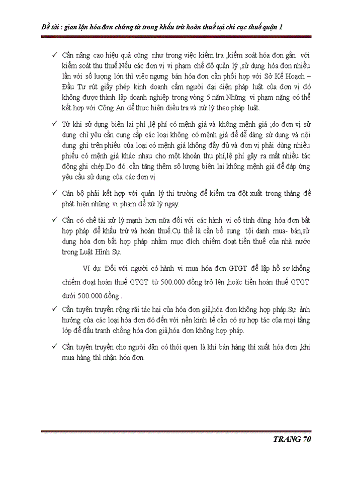 image for page Gian lận hóa đơn chứng từ trong khấu trừ hoàn thuế tại chi cục thuế quận 1