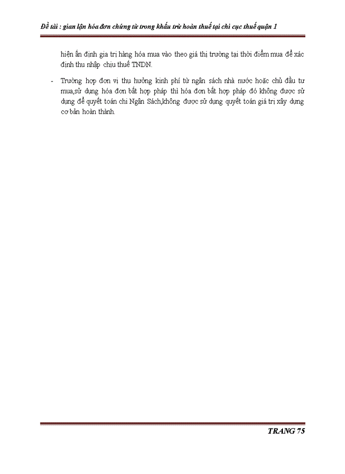 image for page Gian lận hóa đơn chứng từ trong khấu trừ hoàn thuế tại chi cục thuế quận 1