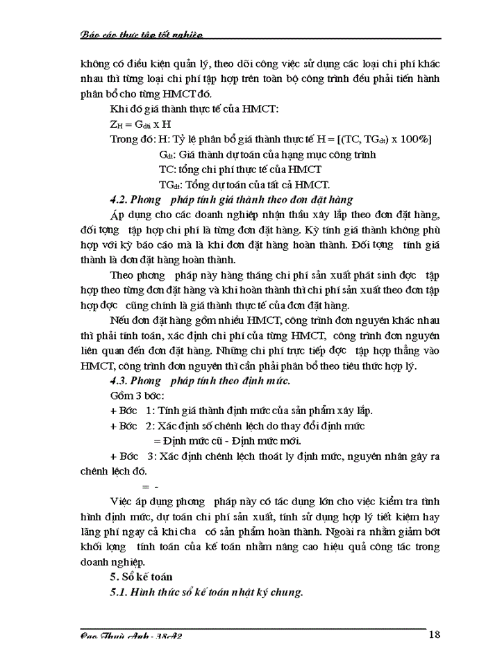 image for page Kế toán chi phí sản xuất và tính giá thành sản phẩm ở Xí nghiệp xây dựng Binh đoàn 11
