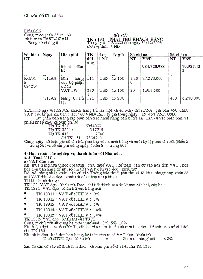 image for page Hạch toán các nghiệp vụ thanh toán với người bán, khách hàng