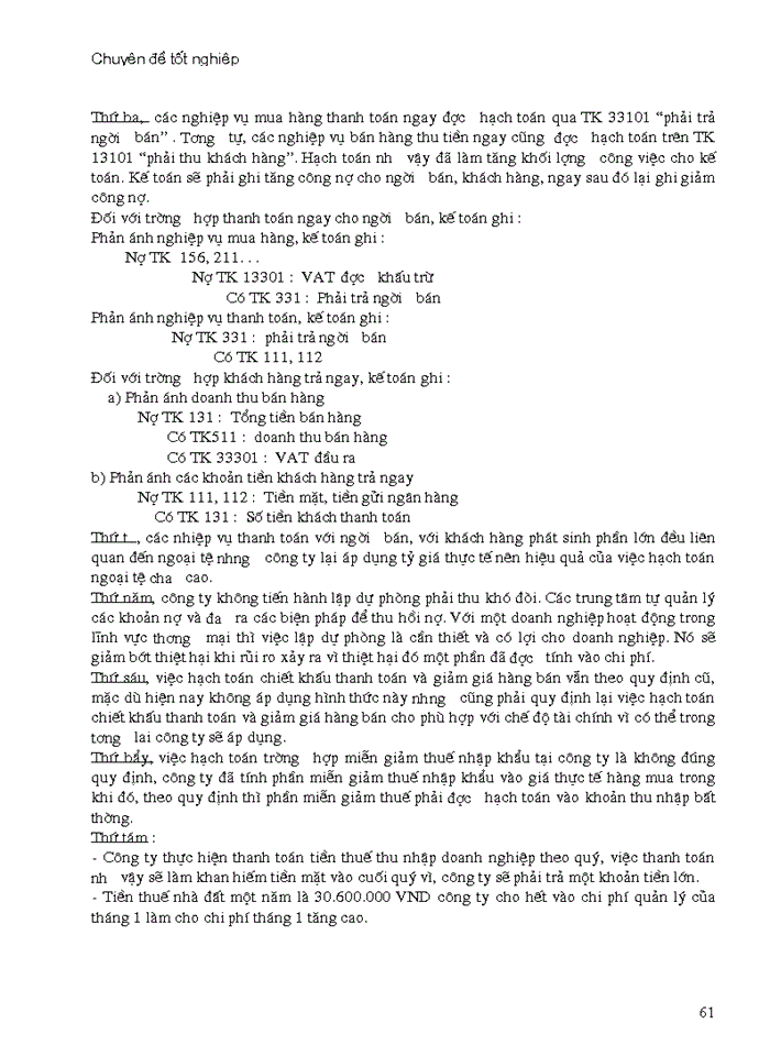 image for page Hạch toán các nghiệp vụ thanh toán với người bán, khách hàng