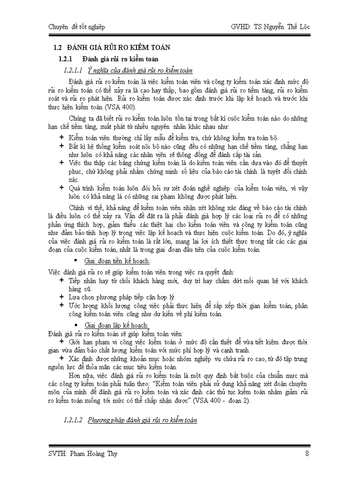 image for page Quy trình đánh giá rủi ro trong  giai đoạnchuẩn bị kiểmtoán  tại  công ty kiểm toán ernst & young việt nam