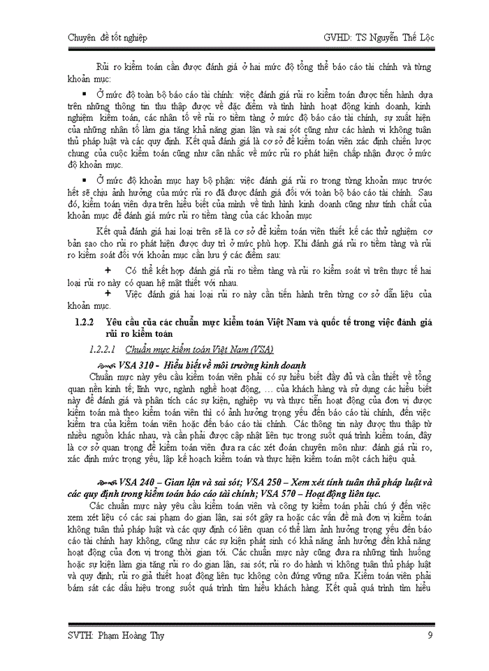 image for page Quy trình đánh giá rủi ro trong  giai đoạnchuẩn bị kiểmtoán  tại  công ty kiểm toán ernst & young việt nam