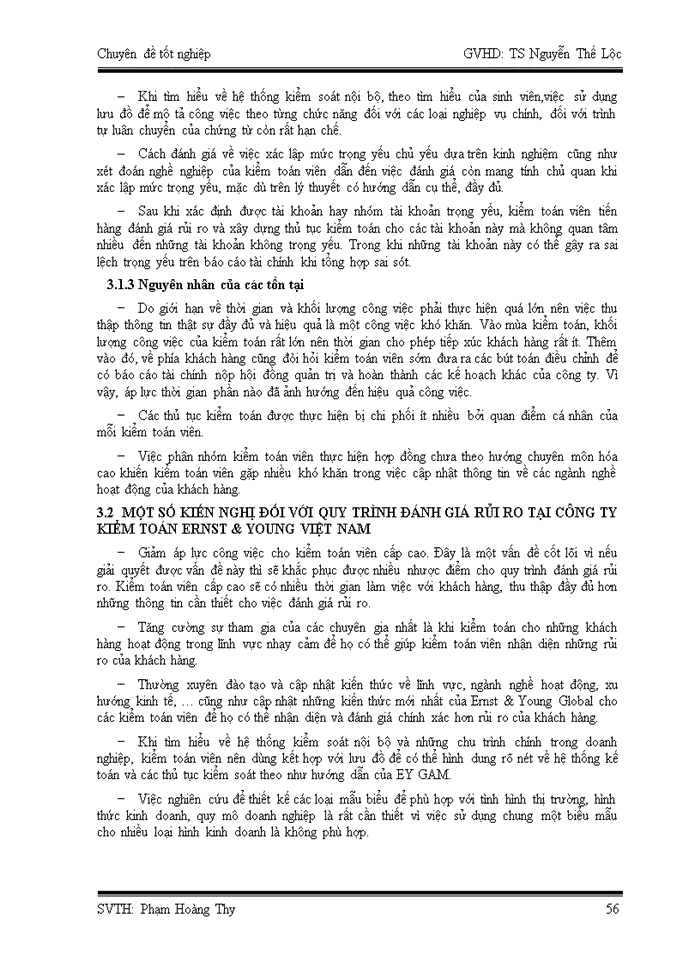 image for page Quy trình đánh giá rủi ro trong  giai đoạnchuẩn bị kiểmtoán  tại  công ty kiểm toán ernst & young việt nam