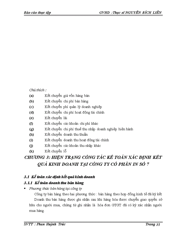 image for page Kế toán xác định kết quả kinh doanh tại  công ty cổ phần in số 7