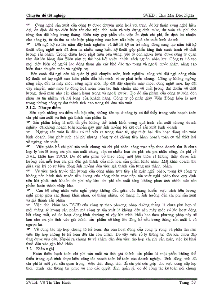 image for page Kế toán tập hợp chi phí sản xuất và tính giá thành 
sản phẩm tại công ty cổ phần giấy viễn đông