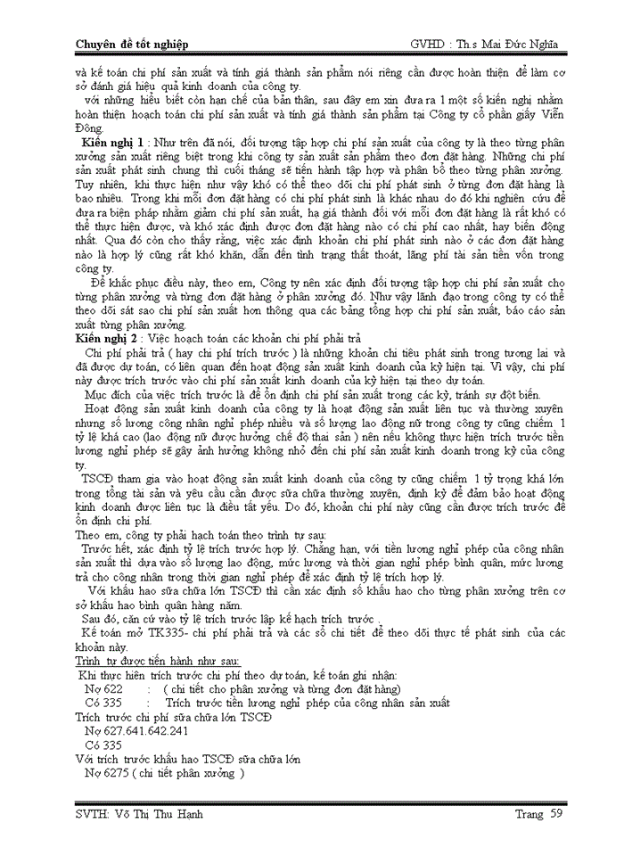 image for page Kế toán tập hợp chi phí sản xuất và tính giá thành 
sản phẩm tại công ty cổ phần giấy viễn đông