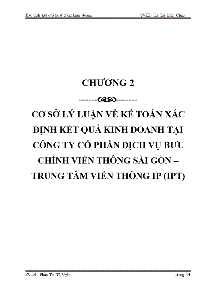 image for page Xác định kết quả hoạt động kinh doanh