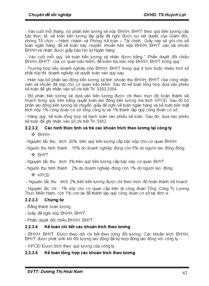 image for page Kế toán tiền lương và các khoản trích theo lương  tại công ty tnhh bình tây