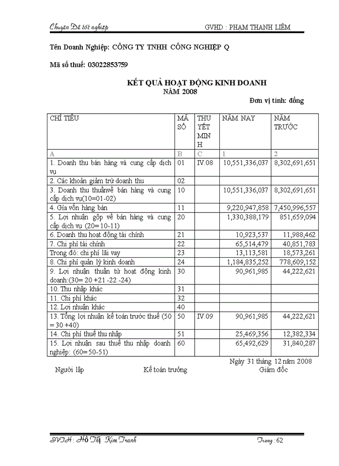 image for page Kế toán lưu chuyển hàng hoá và xác định kết quả kinh doanh tại công ty tnhh công nghiệp q