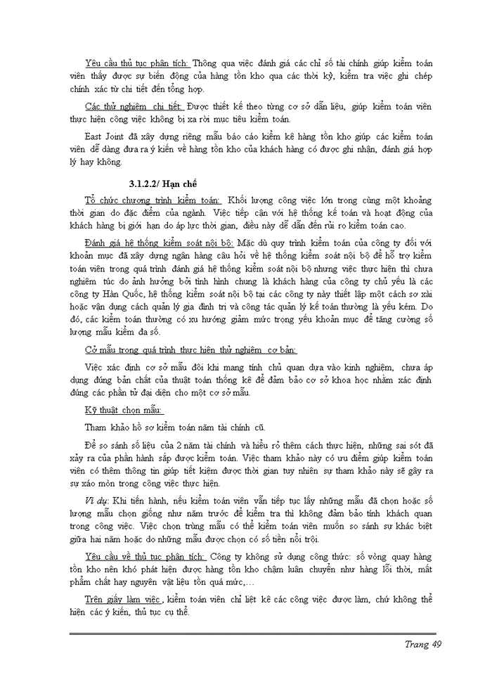 image for page Kiểm toán khoản mục hàng tồn kho và giá vốn hàng bán tại công ty kiểm toán East Joint, được áp dụng cụ thể tại công ty ABC