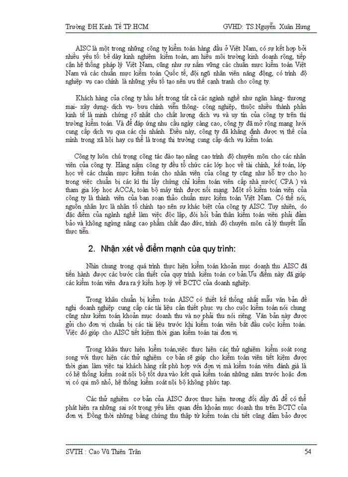 image for page Kiểm toán doanh thu và nợ phải thu tại công ty kiểm toán và dịch vụ tin học AISC