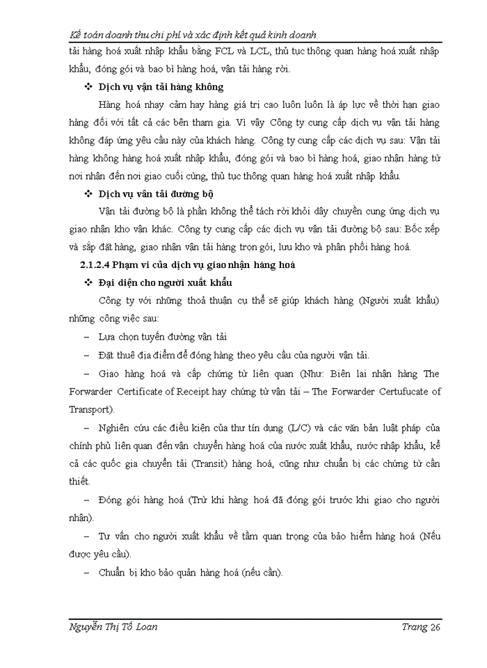 image for page Kế toán doanh thu, chi phí và xác định kết quả kinh doanh