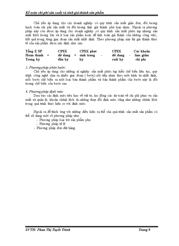 image for page Kế toán chi phí sản xuất và tính giá thành sản phẩm tại công ty TNHH SX – TM THIÊN THẠCH