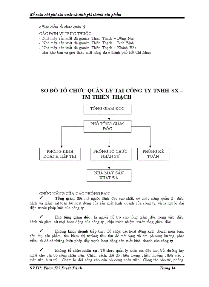 image for page Kế toán chi phí sản xuất và tính giá thành sản phẩm tại công ty TNHH SX – TM THIÊN THẠCH