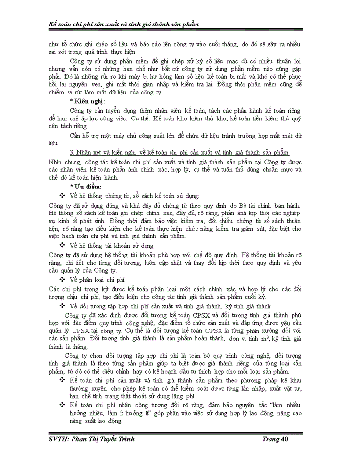 image for page Kế toán chi phí sản xuất và tính giá thành sản phẩm tại công ty TNHH SX – TM THIÊN THẠCH