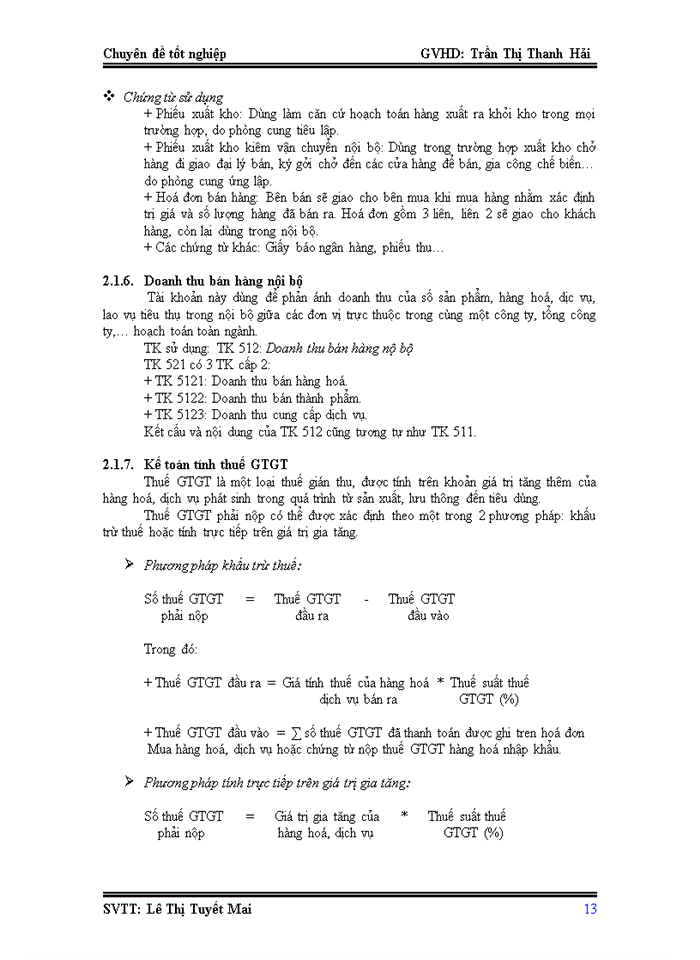 image for page Kế toán bán hàng và xác định KQKD