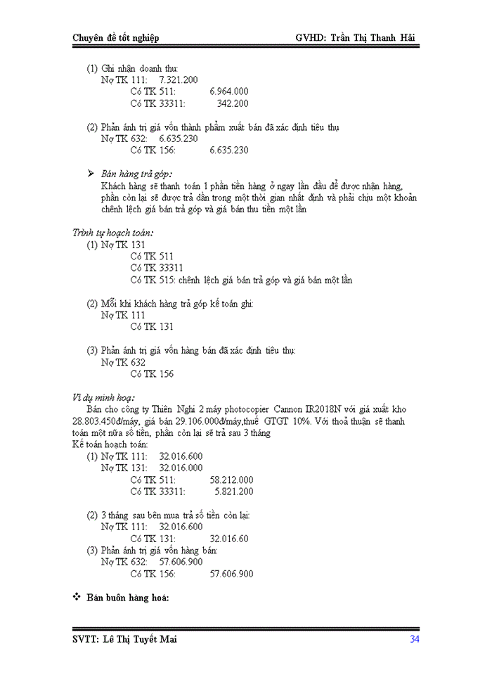 image for page Kế toán bán hàng và xác định KQKD