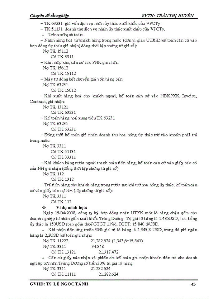 image for page Kế toán mua bán hàng hóa tại imexco