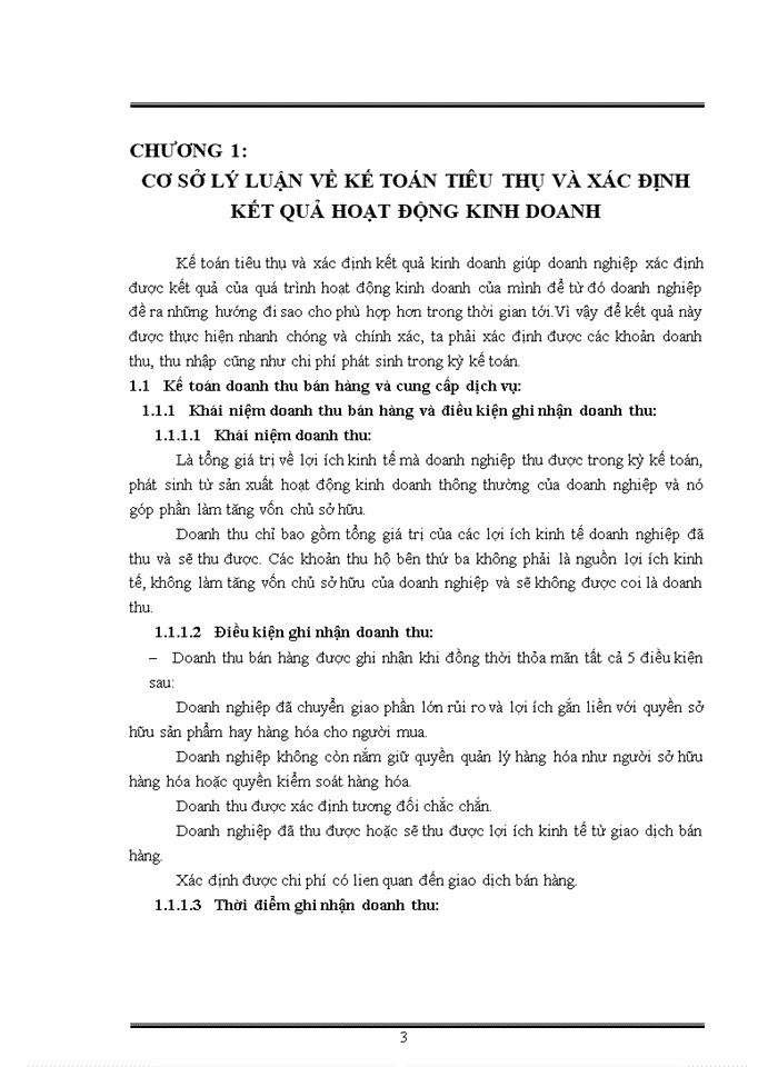 Kế toán tiêu thụ và xác định kết quả hoạt động kinh doanh tại công ty Sơn Thắng