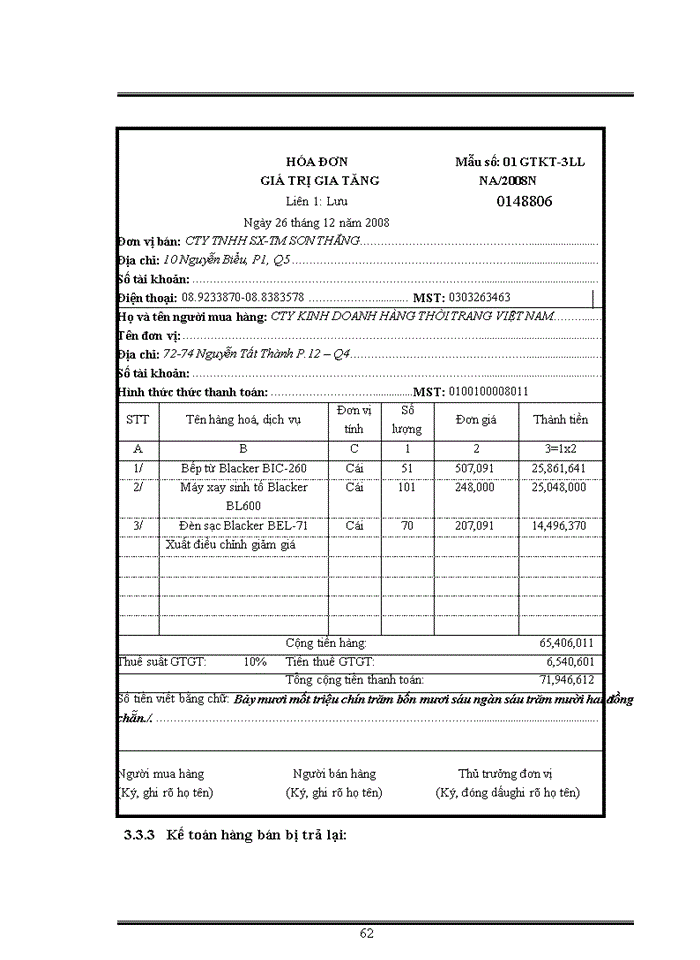 image for page Kế toán tiêu thụ và xác định kết quả hoạt động kinh doanh tại công ty Sơn Thắng